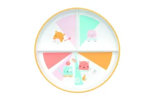 BeBe Confort - Learning plate with compartments “Domino”