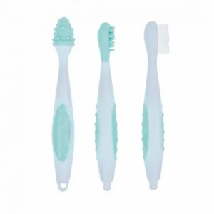 BeBe Confort - Set of 3 Toothbrushes + Bag